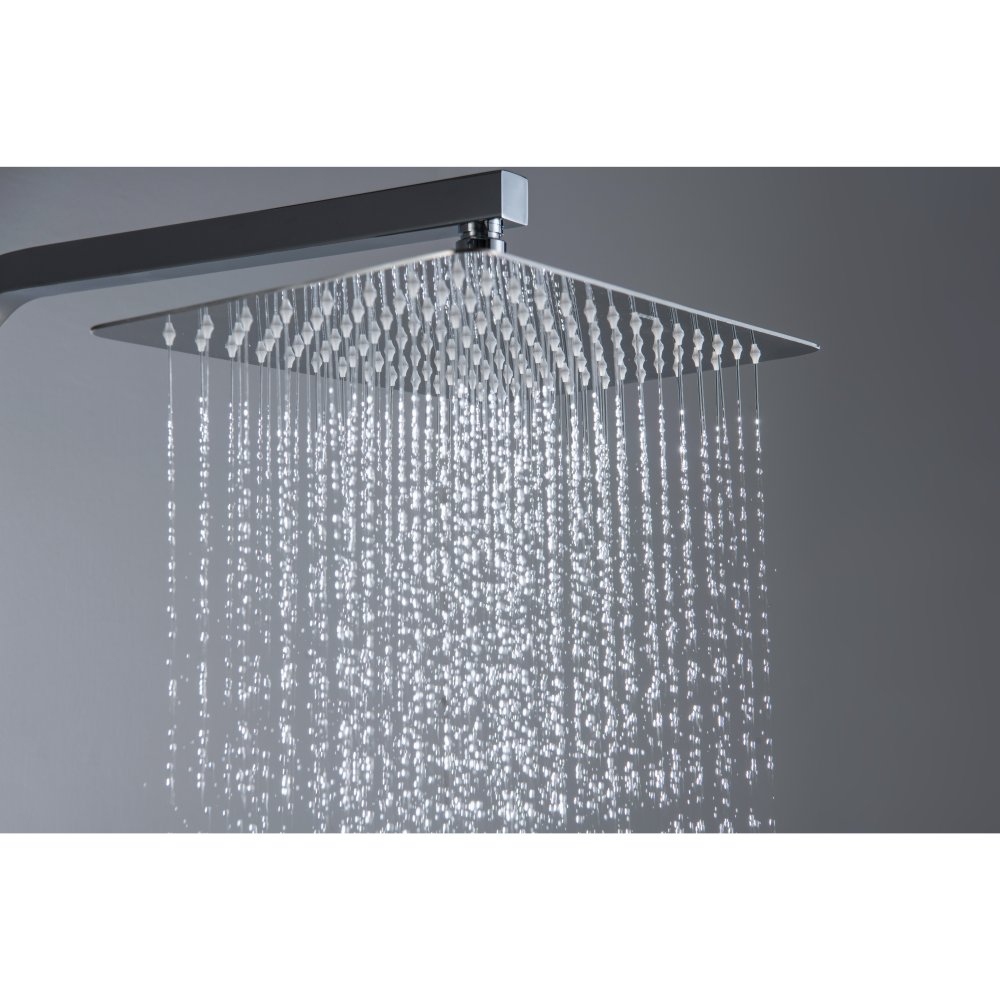 Душевая система Aquanet Либра AQ2640CR со смесителем для ванны 300х200 мм хром AQ2640CR