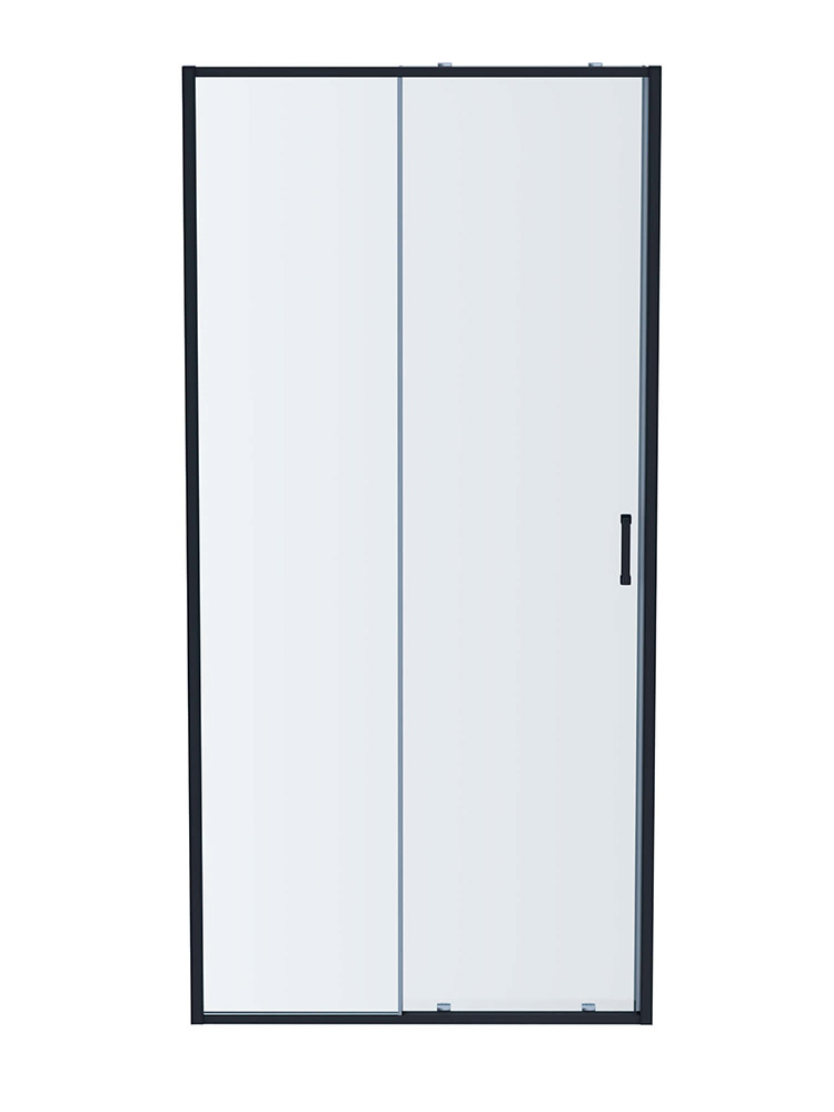 Душевая дверь Aquanet Aria раздвижная 1000x2000 мм оружейная сталь прозрачное стекло AQ ARI RA 10020GM