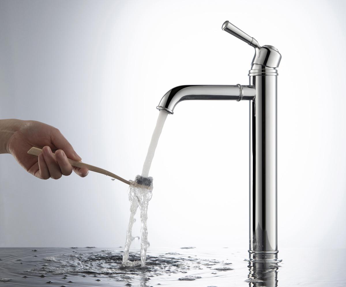 Смеситель для раковины высокий Aquanet КЛАССИК 235 мм без донного клапана хром AQ1504CR