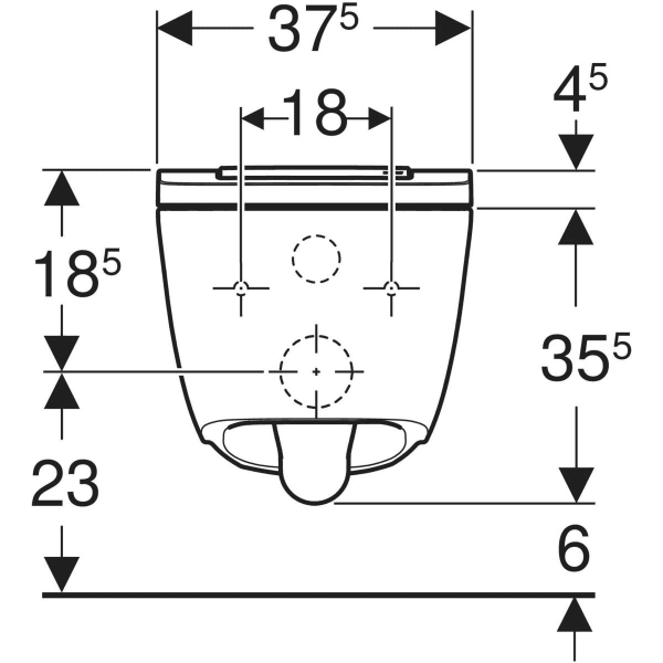 Унитаз-биде подвесной Geberit AquaClean Sela Square белый 146.250.01.1