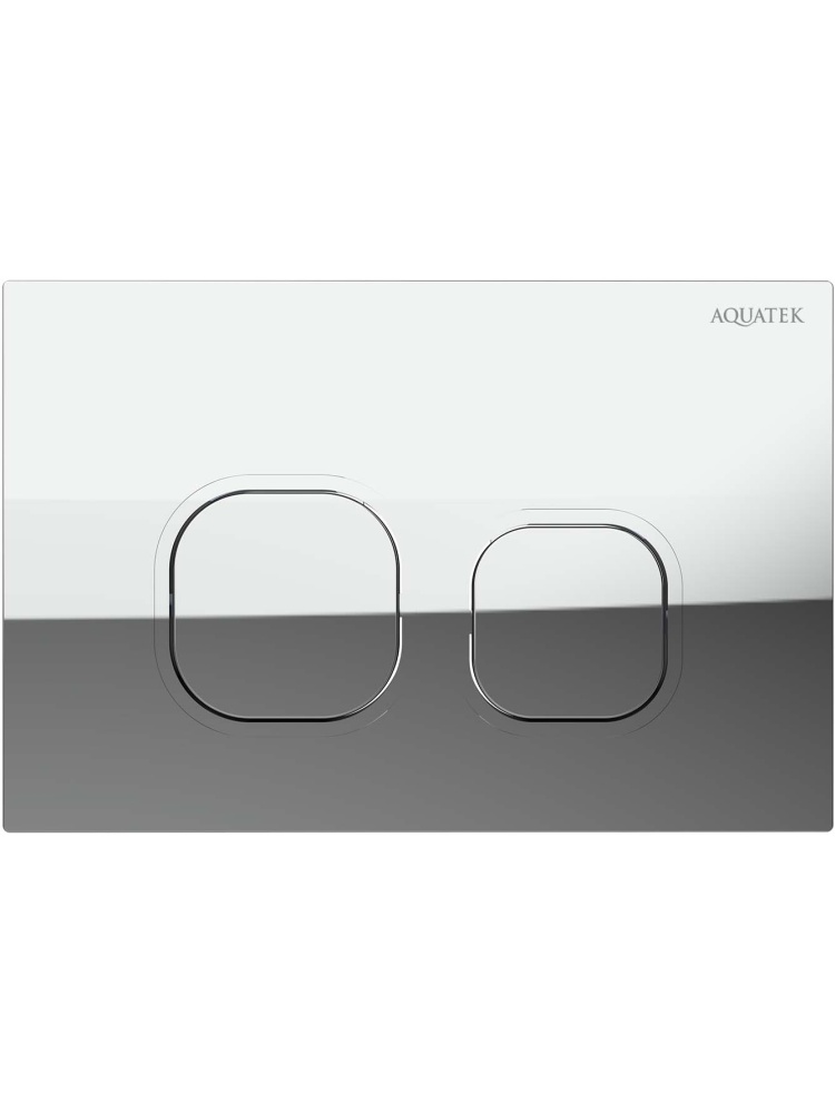 Панель смыва Kordi KDI-0000057 хром глянец ободок хром квадратные кнопки 162х244 мм KDI-0000057