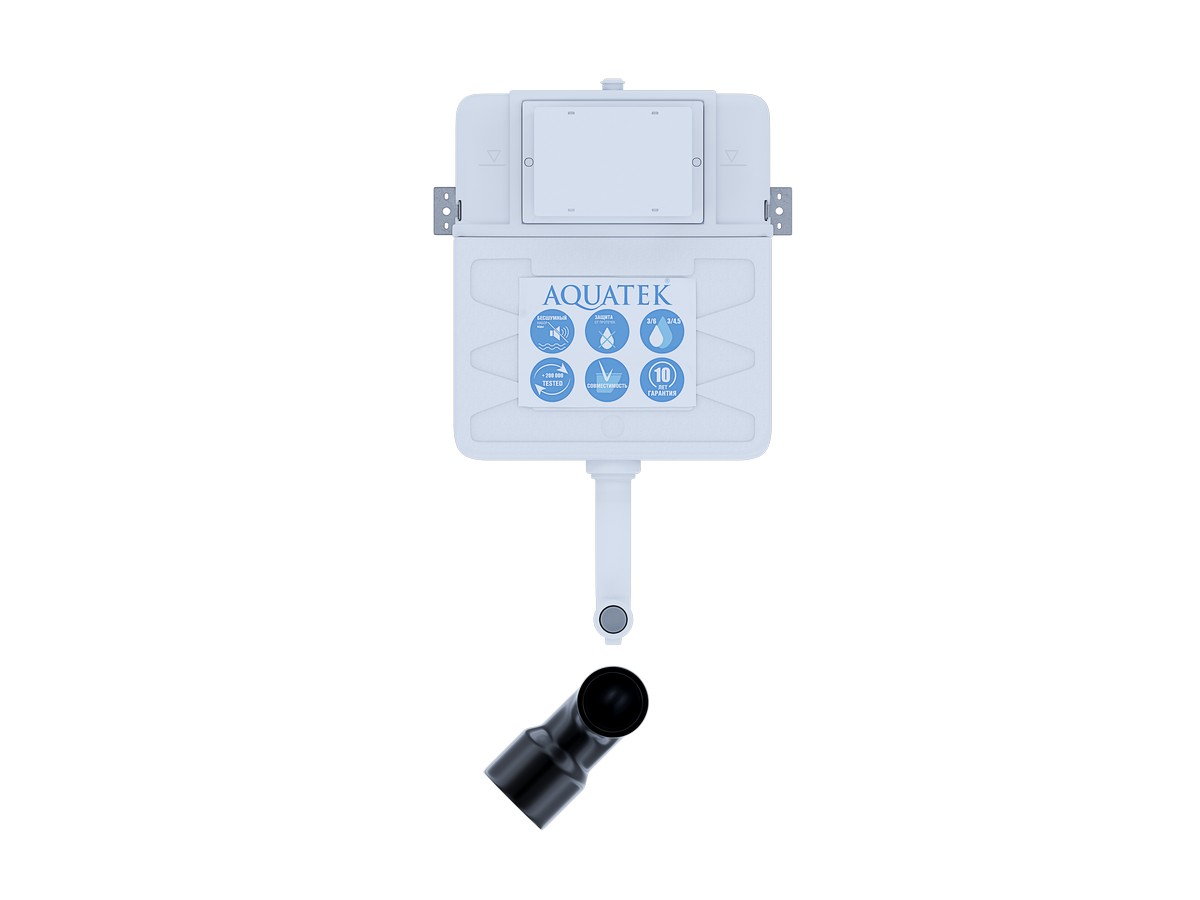 Смывной бачок скрытого монтажа Aquatek для приставных унитазов INS-0000019