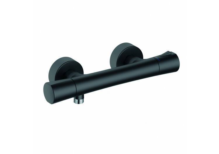 Смеситель для душа Kludi ZENTA SL термостатический черный матовый 351003938