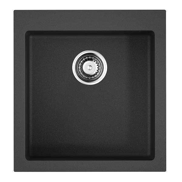 Кухонная мойка Omoikiri Bosen 47-BL Tetogranit 47x50 см черный 4993586
