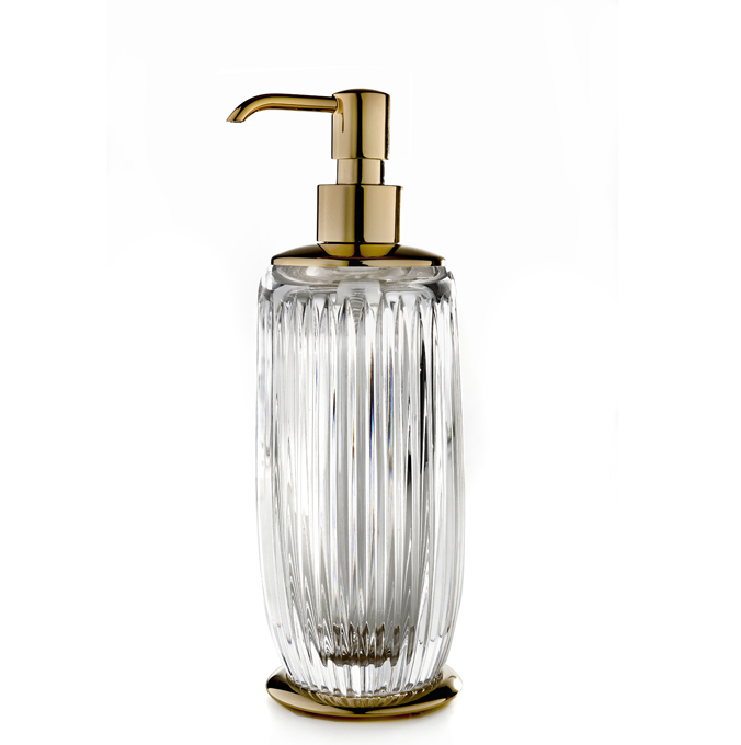 Дозатор для жидкого мыла 3SC Elegance 75х230 мм латунь сатинированная матовая EL01DACRLX