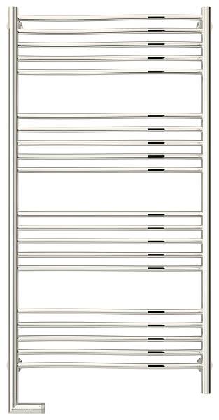 Полотенцесушитель электрический Сунержа Флюид 2.0 600x1200 мм левый без покрытия 00-5220-1260