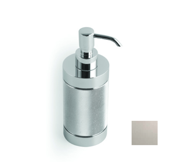 Дозатор для жидкого мыла Bertocci Officina 01 68х68х178 мм Brushed Nickel 12775486050