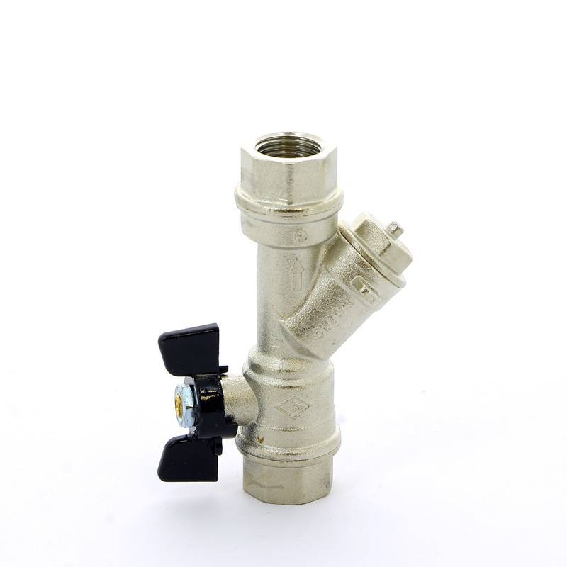 Кран шаровой Bugatti INDIANA ВВ с фильтром бабочка 1/2 07410001