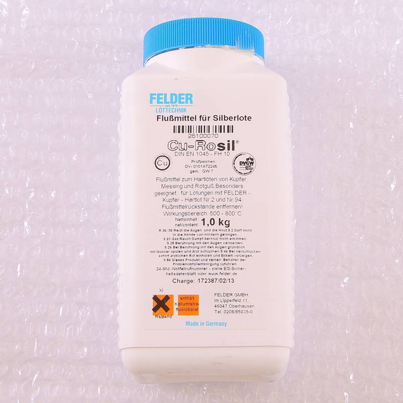 Флюс для твердых припоев FELDER Cu-Rosil 1000 г 26100070