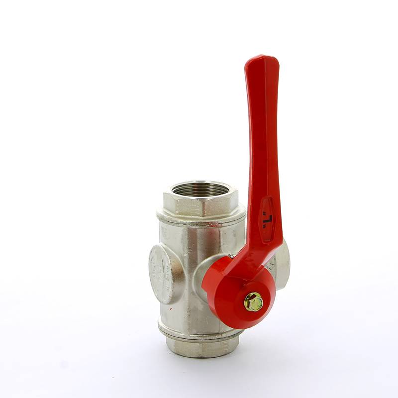 Кран шаровой Itap трехходовой L-порт ВВ рычаг 1 1/4 1280114