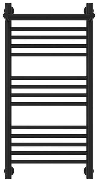 Полотенцесушитель водяной Сунержа Богема+ с 1 полкой 400x800 мм матовый черный 31-0223-8040