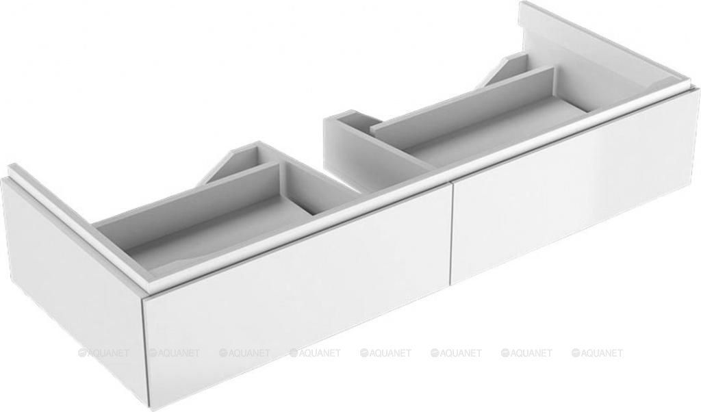 Тумба для раковины Geberit Xeno2 117.4х22х46.2 см белый глянец 500.517.01.1