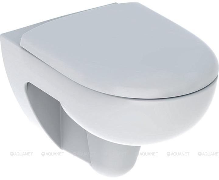 Унитаз подвесной Geberit Renova Rimfree безободковый с сиденьем SoftClose и QuickRelease 500.801.00.1