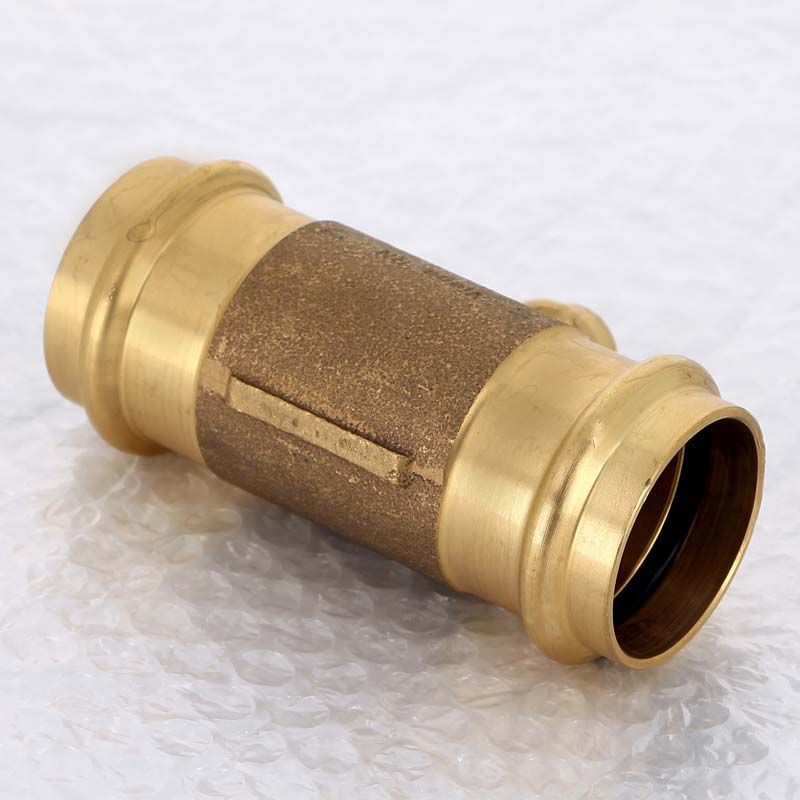 Тройник пресс бронзовый Viega Sanpress 42x15x42 мм 314224