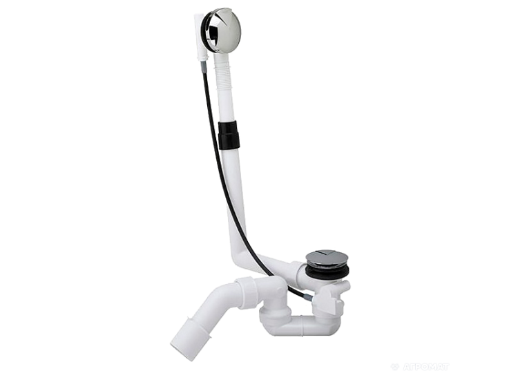 Слив-перелив для ванны Bette трос 560 мм хром B600-901