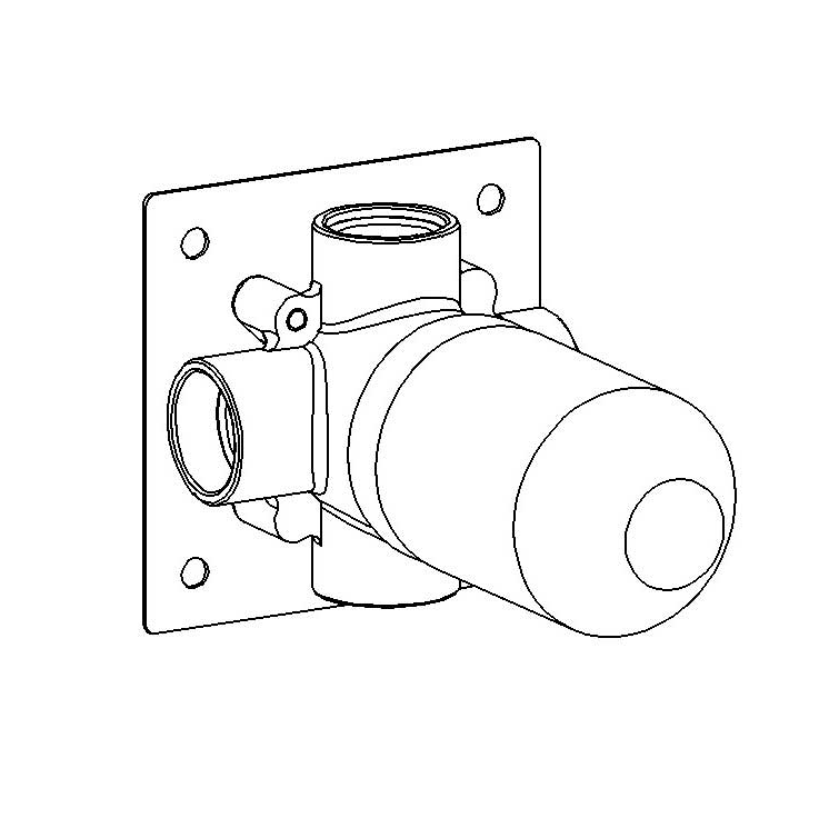 Внутренняя часть для дивертора на 2 выхода Carimali W21801CR