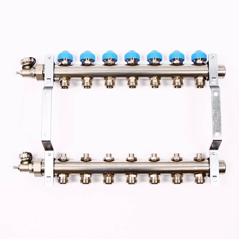 Коллекторная группа Uni-Fitt 1 x 3/4 7 выходов с балансировочными и термостатическими вентилями 456W4307