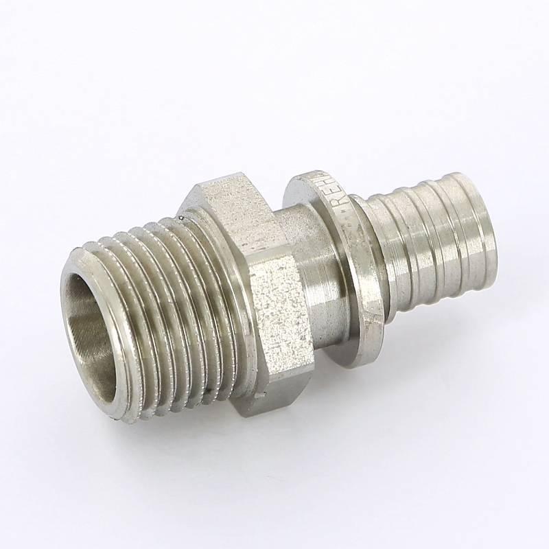 Муфта надвижная REHAU Rautitan SX 16х1 с наружной резьбой нержавеющая сталь 11377221001