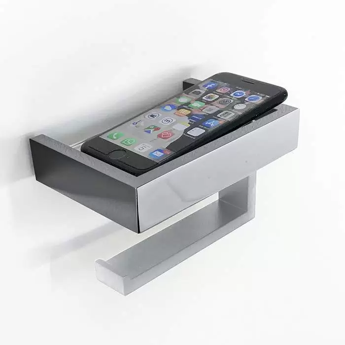 Бумагодержатель с полкой 3SC SK 3.0 150x100x100 мм хром SK06XSL