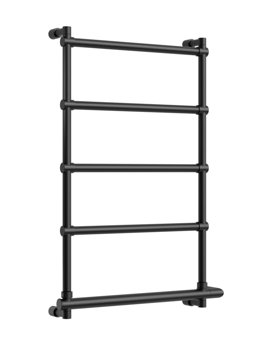Полотенцесушитель электрический Margaroli Sole 542-5 570x656 мм Box Nero Opaco 5424705NONB
