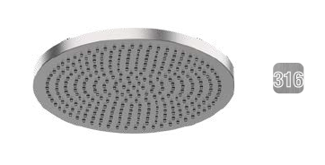 Верхний душ Almar 316 Stainless Steel 232х232 мм нержавеющая сталь E044290316