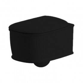 Унитаз подвесной Artceram Atelier 375х525х370 мм Matt Black ATV001 17 00