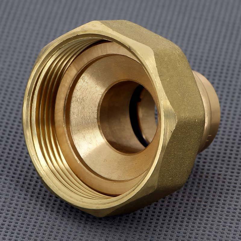 Муфта пресс с накидной гайкой Viega Sanpress 22x1 1/2 бронза 305260