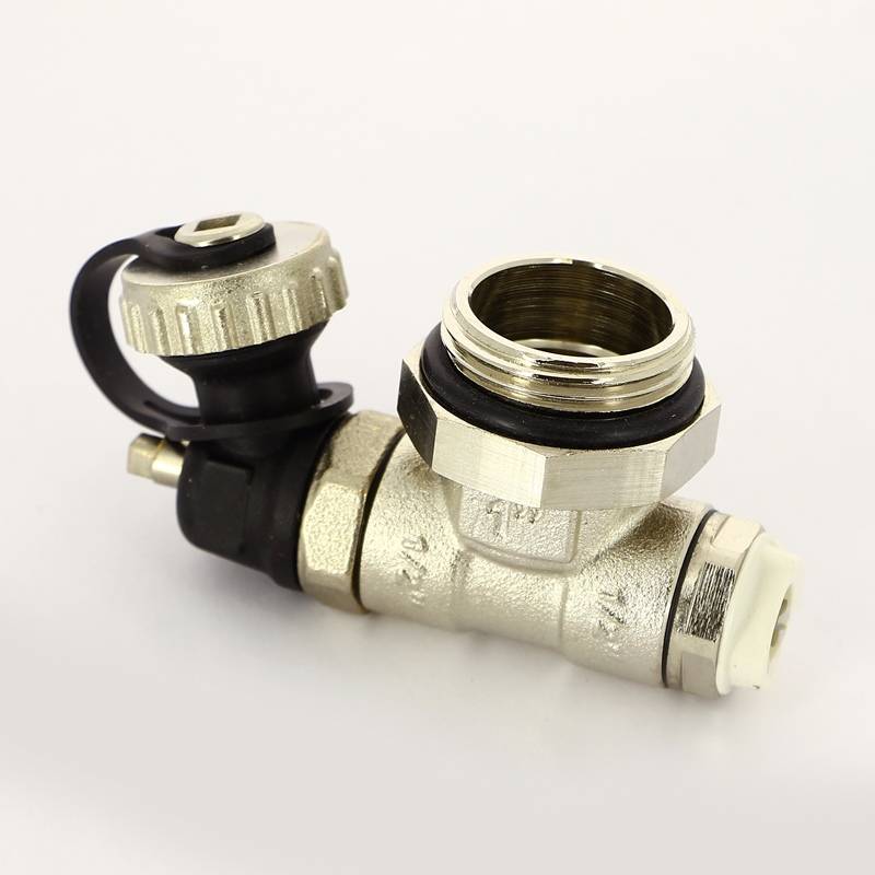 Концевик для коллектора Itap 489M 1 с воздухоотводчиком и сливным клапаном 489M 1