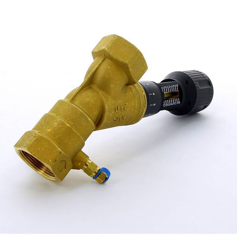 Клапан балансировочный ручной Cimberio CIM 747OT 1 1/2 ВВ с 2 ниппелями CIM 747OT N 1 1/2