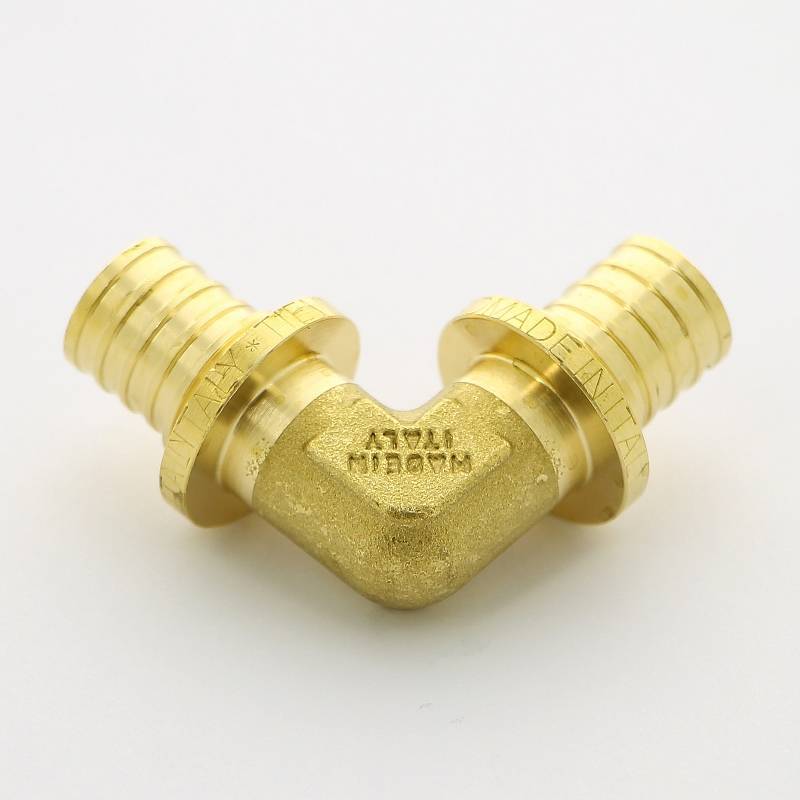 Угол аксиальный Uni-Fitt 16 мм латунь 743G6600