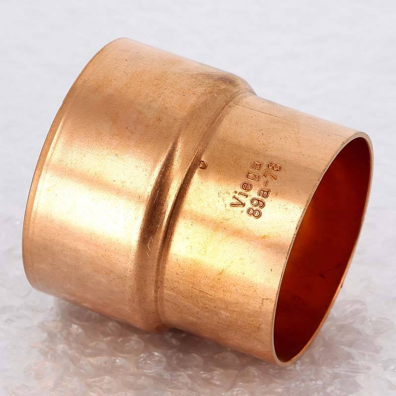 Муфта редукционная медная Viega 89х76.1 мм под пайку 132866