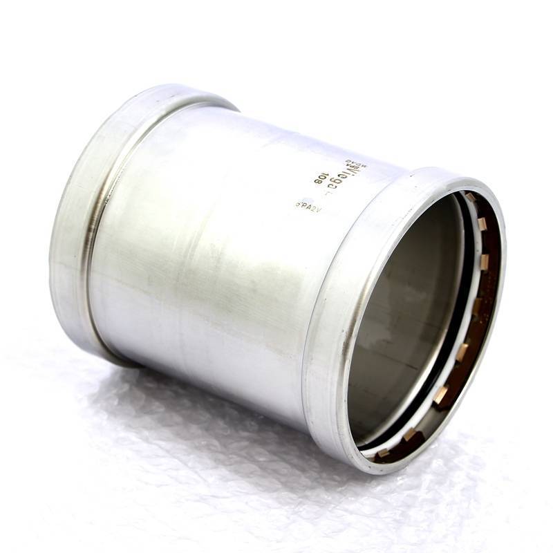 Муфта надвижная пресс Viega Sanpress Inox нержавеющая сталь 108 мм 482855