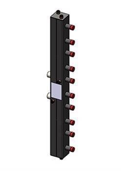 Гидравлический коллектор ZOTA вертикальный 5 контуров до 70 кВт УТ000006092