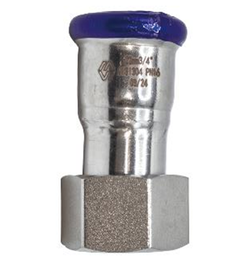 Муфта с накидной гайкой Sanha NiroSan 42x2 нержавеющая сталь SS5250909