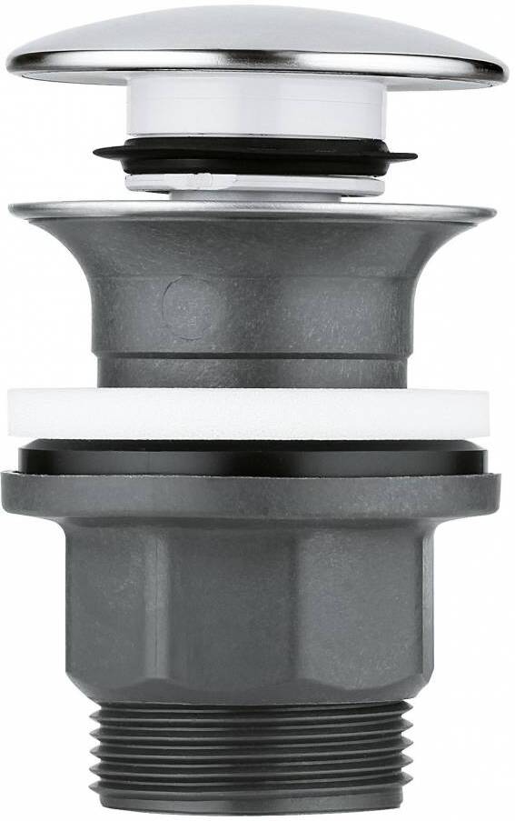 Донный клапан нажимной универсальный GROHE хром 40824000