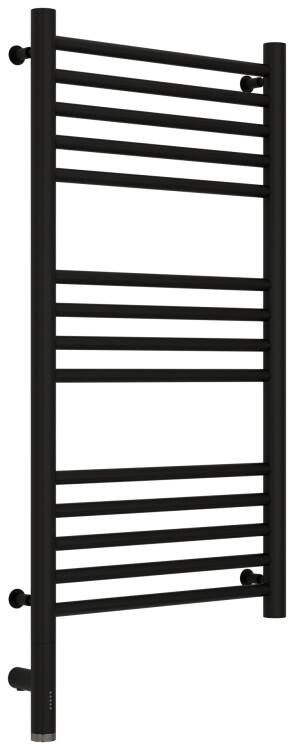 Полотенцесушитель электрический Сунержа Богема 3.0 800x400 мм МЭМ левый черный матовый 31-5804-8040