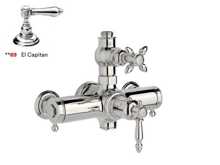 Смеситель для душа Nicolazzi El Capitan термостатический хром 4917CR69
