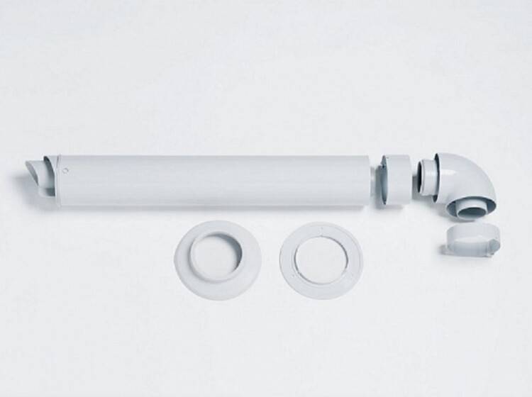 Комплект для горизонтального прохода Viessmann 80/125 мм через стену или крышу 303609