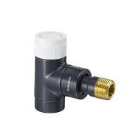 Вентиль термостатический Oventrop Series E DN 15 1/2 угловой антрацит 1163032