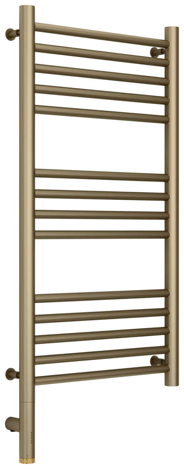 Полотенцесушитель электрический Сунержа Богема 3.0 прямая 432х924 мм левое золотой шёлк матовый 32-5804-8040