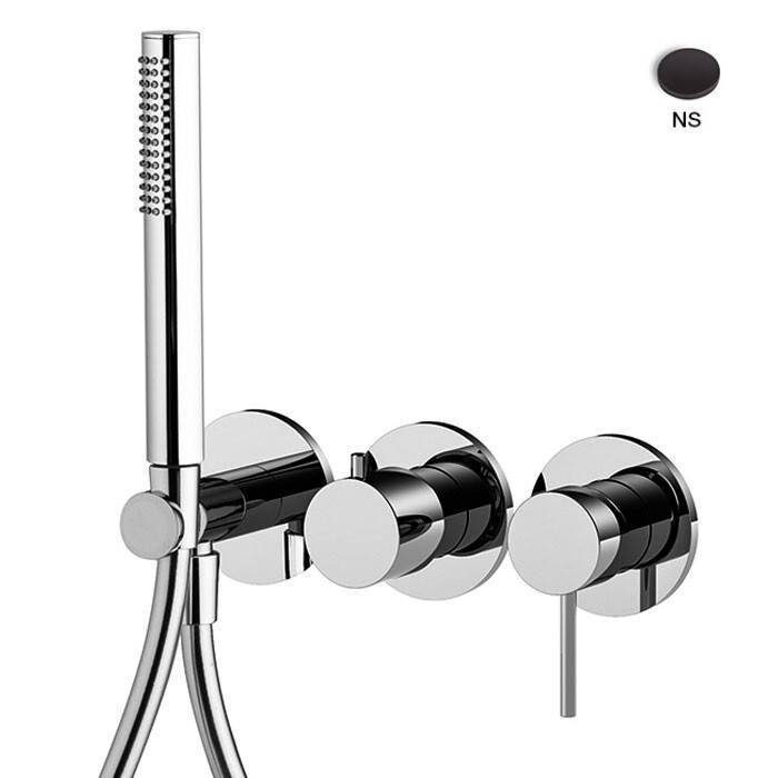 Смеситель для душа встраиваемый FIMA Carlo Frattini Spillo Up черный матовый F3049X8NS