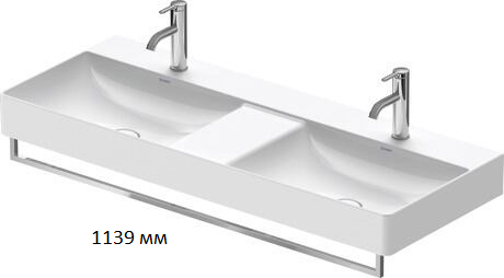 Полотенцедержатель Duravit DuraSquare для раковины 1139 мм хром 0031204600