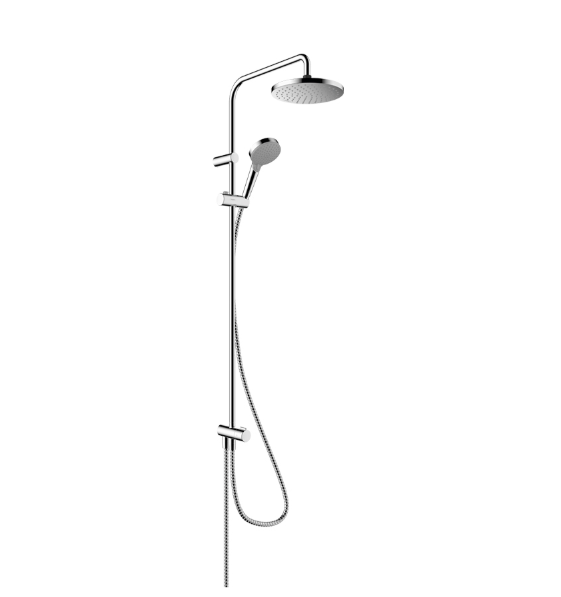 Душевая стойка Hansgrohe Vernis Blend 205 с переключателем, хром, 26272000