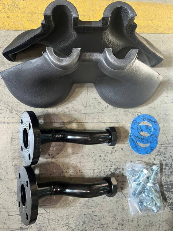 Комплект переходников Huch EnTEC с фланца DN 50 PN 10 на DN 32 EWG5032