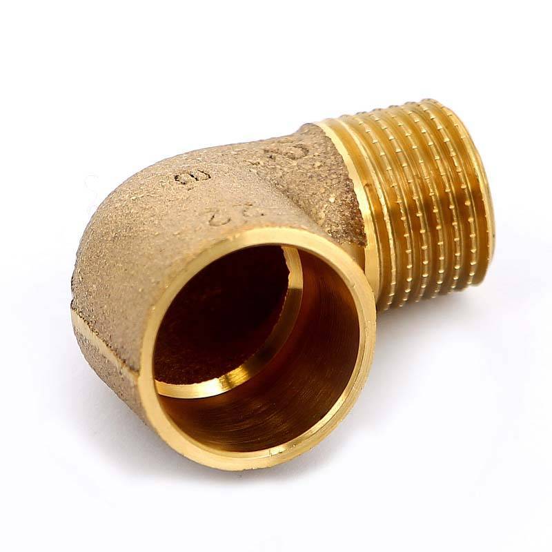 Угол 90° бронзовый Viega пайка-НР 22х1/2 136307