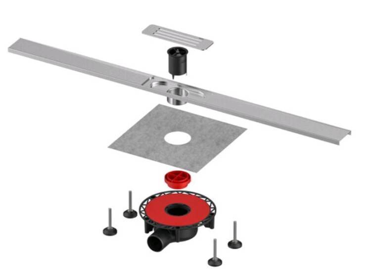 Дренажный канал TECE TECElineo 1000 мм нержавеющая сталь 15301100