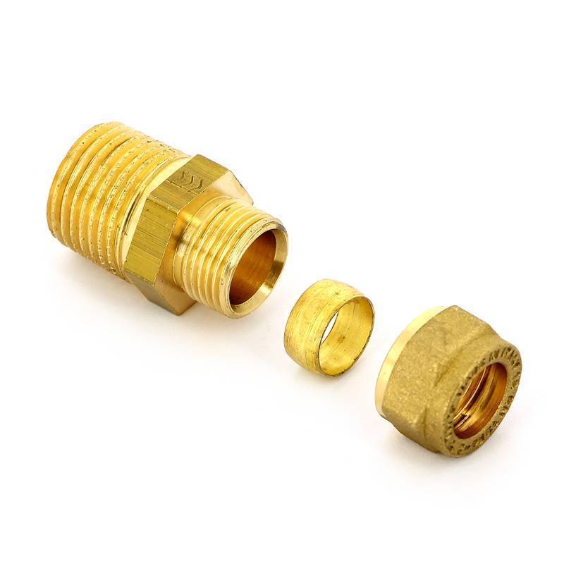 Муфта обжимная Tiemme 1100 15х3/4 наружная резьба 1100023