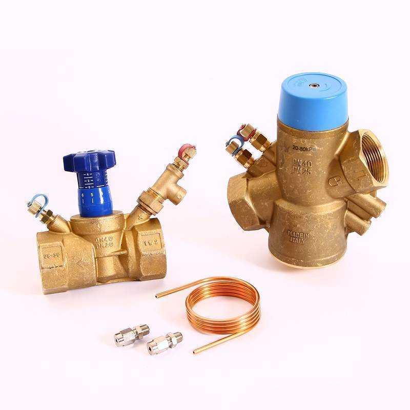 Комплект регулятора перепада давления CIM 767 и балансировочного клапана Cimberio 2 CIM 767H787ODP 2