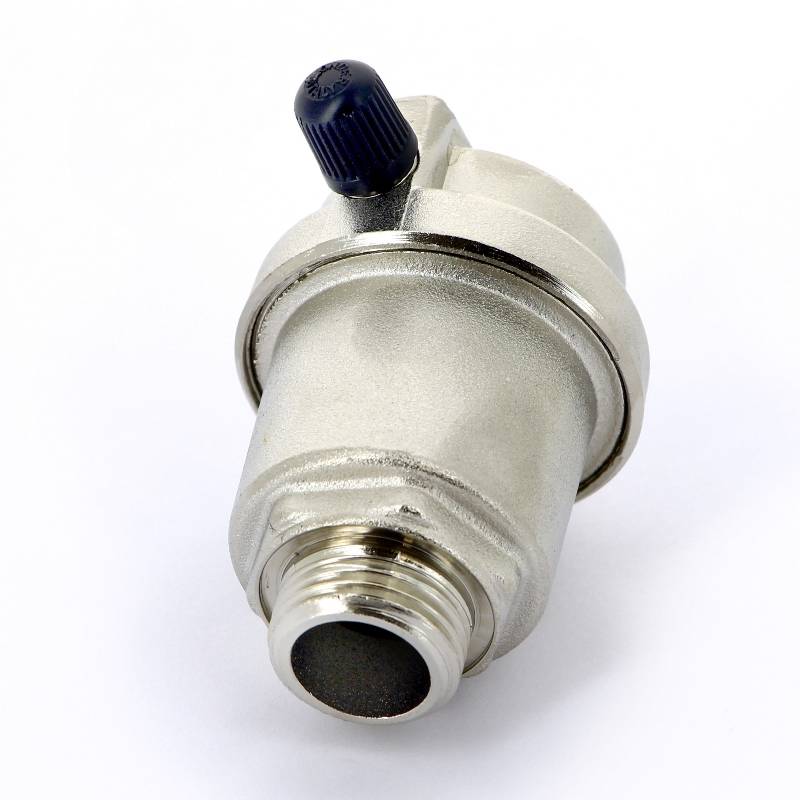 Воздухоотводчик автоматический Uni-Fitt 1/2 нижнее подключение боковой выпуск никелированный 231N2000