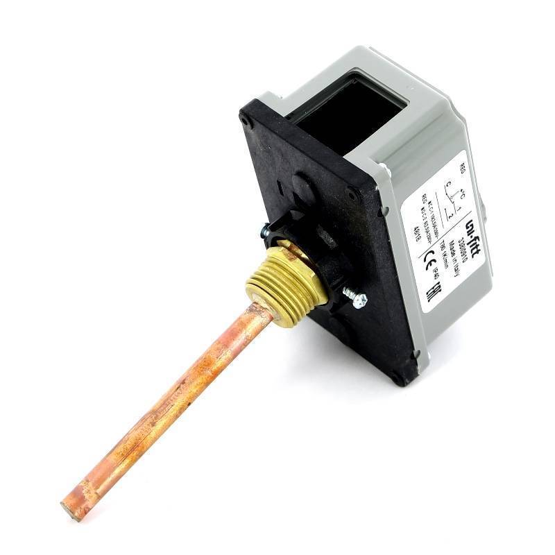 Термостат погружной Uni-Fitt ТС2 0-90 °C гильза 100 мм 338I0910